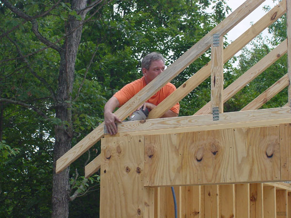 Building a shed attached to garage Guide Source